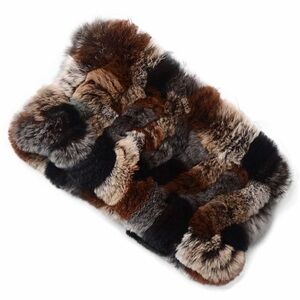 Rabbit Fur Headband - Winter Knit Neck Warmer Real Fur Headbands Women new